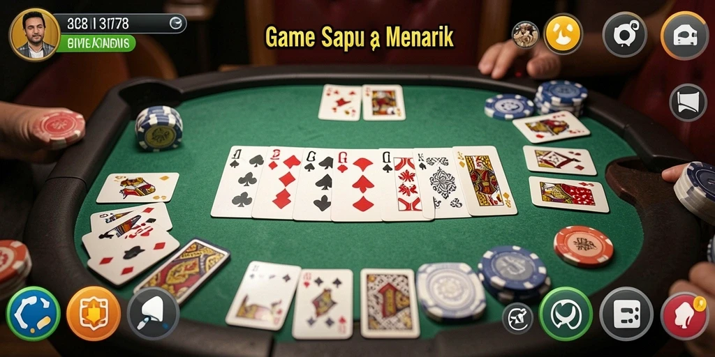 Tangkapan layar utama 3178 menunjukkan gameplay Gaple yang seru.