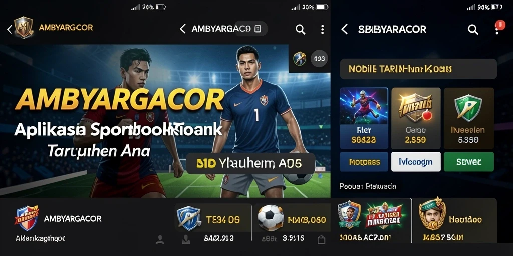 Screenshot AMBYARGACOR menunjukkan tampilan intuitif dari antarmuka taruhan.