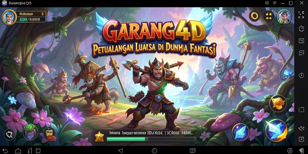 Screenshot dari gameplay menampilkan aksi seru di dalam dunia GARANG4D.