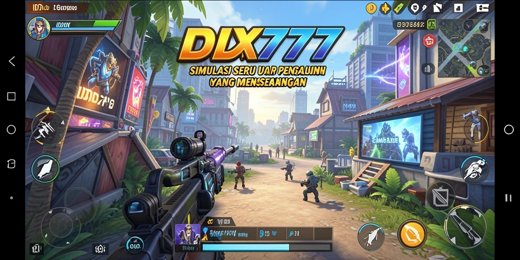 Tampilan gameplay IDX777 menunjukkan pengalaman simulasi yang interaktif dan menarik.