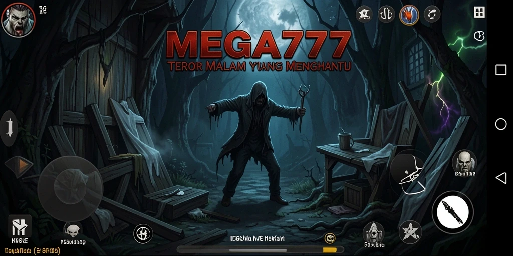 Tampilan gameplay menyeramkan dari MEGA777 yang penuh ketegangan.