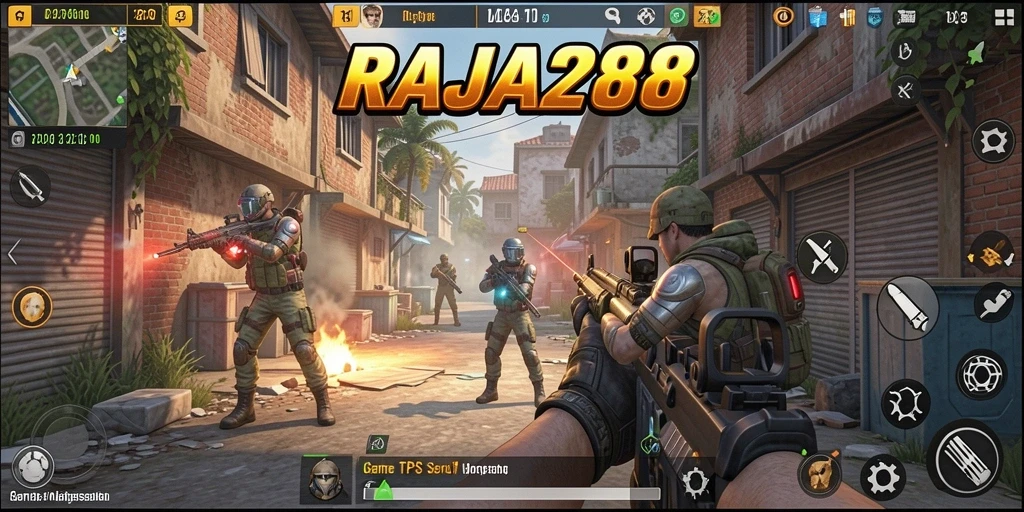 Tampilan gameplay RAJA288 yang seru dan penuh aksi.
