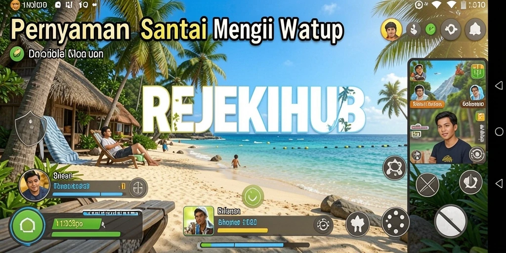 Tampilan gameplay santai REJEKIHUB yang menawan.